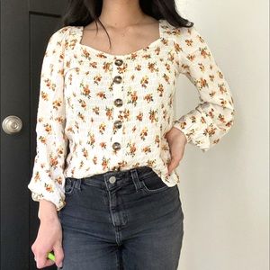 Floral long sleeve